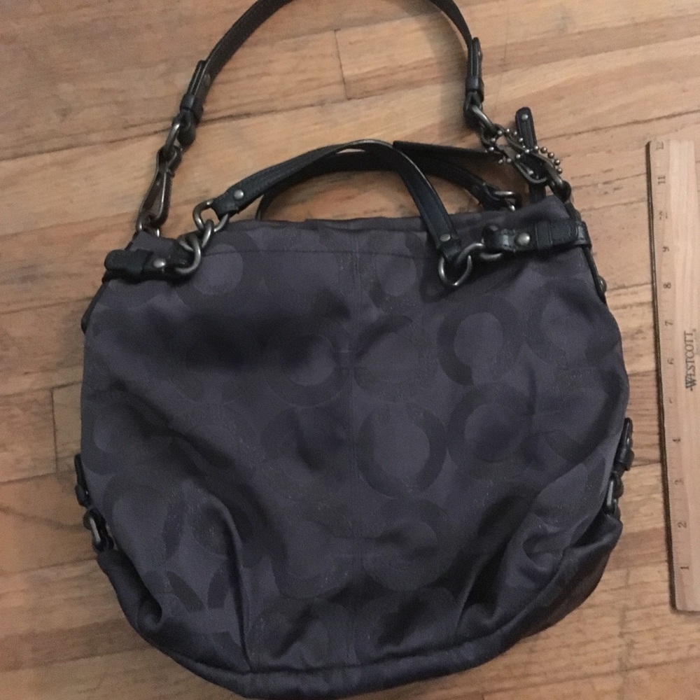 Coach blue sparkly bag!